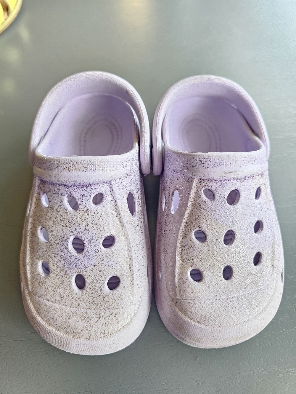 Toddler Girls Waterproof Clogs. Croc Dups In S Size 8